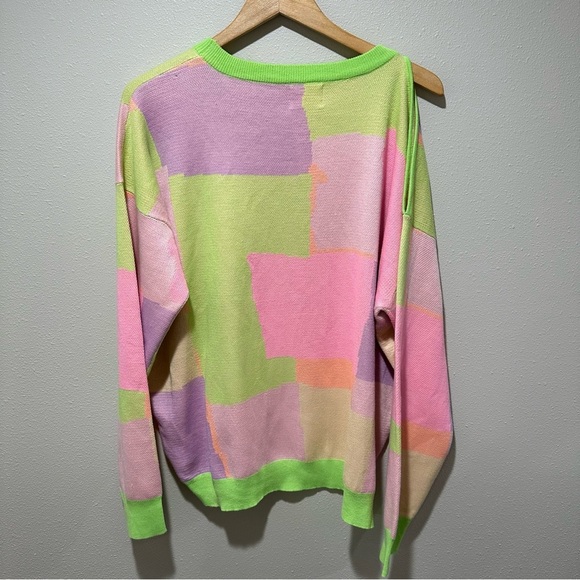 **NWT** Andrew By Unit Colorblock Sweater - Picture 11 of 16